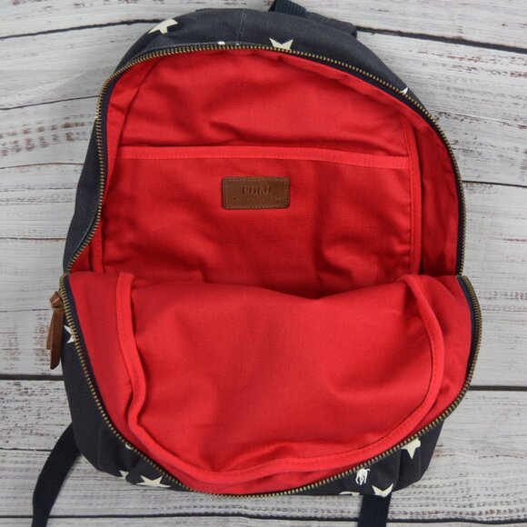 Polo Ralph Lauren Navy Blue Stars USA Backpack Rucksack NWT RARE - Picture 3 of 16